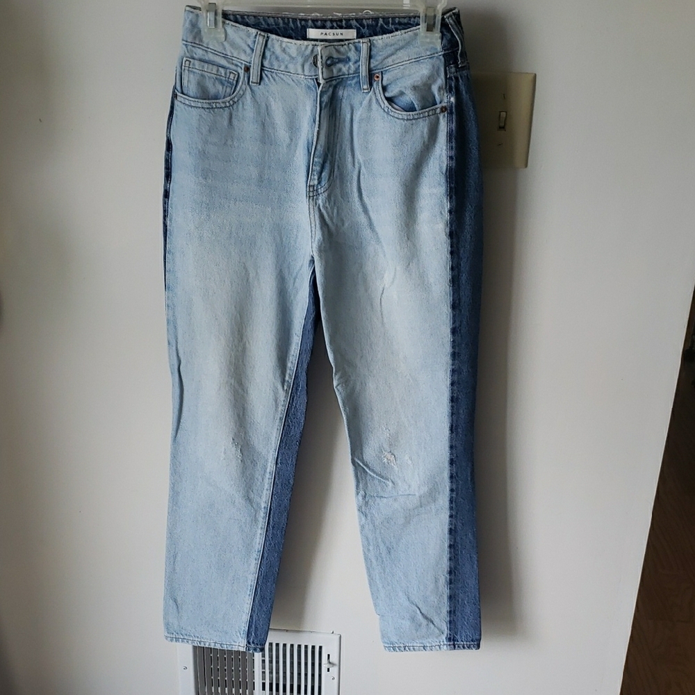 Pacsun Two Toned Mom Jean